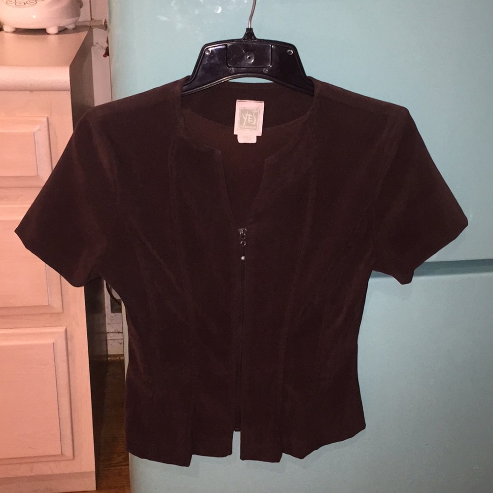 Suede-like Jacket-Top! - Picture 4 of 4